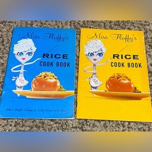 Vintage Cookbook Collection. Miss Fluffy’s rice Cookbook 1960’s